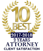 2017-2018 Attorney Client Satisfaction Award